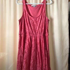 Lauren Conrad Coral Lace dress